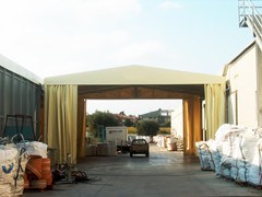 Tunnel mobile su ruote ad Ariccia