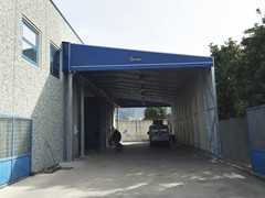 Copertura telonata a Pistoia