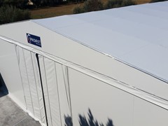 Capannone mobile in acciaio e telo a Quart