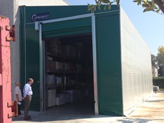 Tunnel mobile con porta rapida a Bassano del Grappa